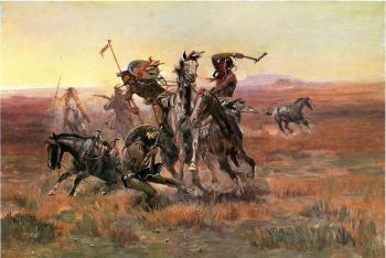 查爾斯 馬裡安 拉塞爾 When Blackfeet and Sioux Meet 查爾斯 馬裡安 拉塞爾 When Blackfeet and Sioux Meet